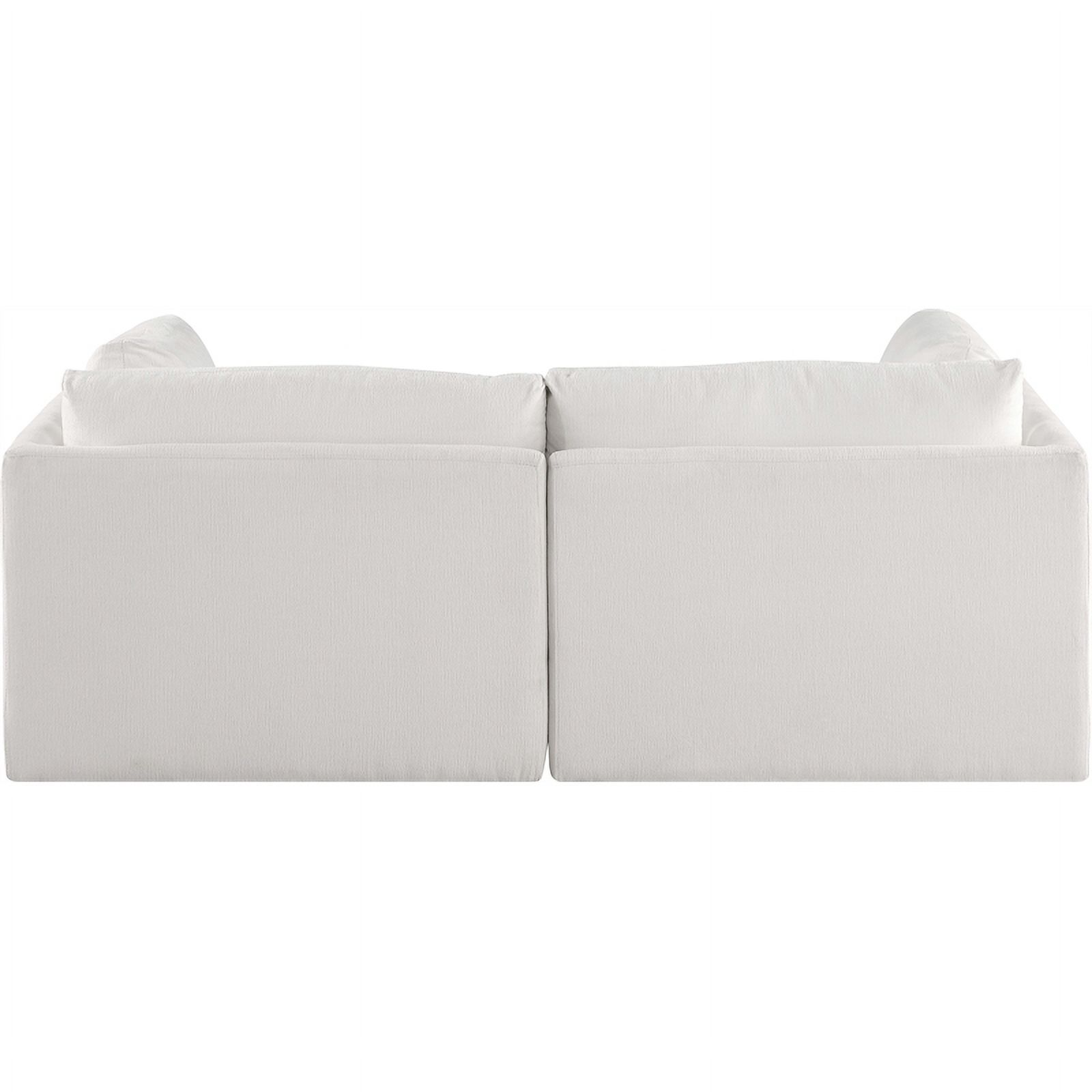 Meridian Furniture Ease Cream Fabric Modular Sofa