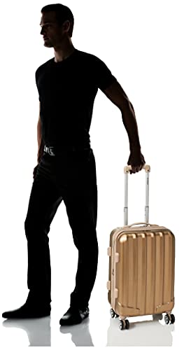 Rockland Melbourne Hardside Expandable Luggage with Spinner Wheels, 2TONENAVY, 2 Piece (20/28)