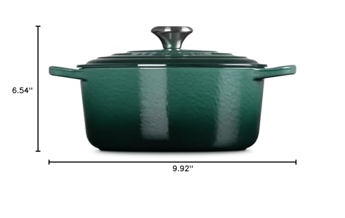 Le Creuset Enameled Cast Iron Signature Round Dutch Oven, 5.5 qt., Cerise