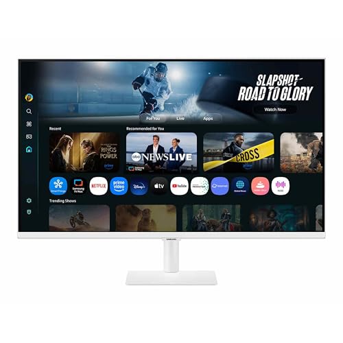 Samsung 43&rdquo; Smart Monitor M7 (M70F) 4K UHD Display, Samsung Vision AI, Smart TV Apps, Gaming Hub, USB-C, HDMI and USB-A, Black, LS43FM702UNXZA