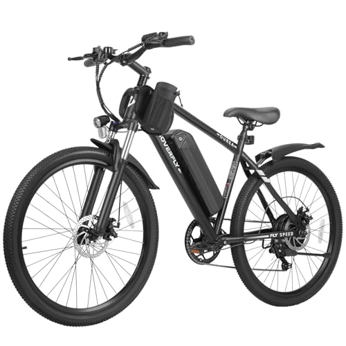 HOVERFLY OUREA 26" Electric Bike for Adults, 750W Peak Motor Mountain Ebike, 20MPH Up to 40 Miles, UL2849 Certified, 7-Speed, Removable Battery