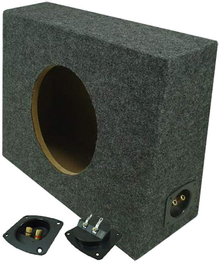 Single 10" Subwoofer Regular Standard Cab Truck Sub Box Enclosure 3/4" MDF Pack of 2