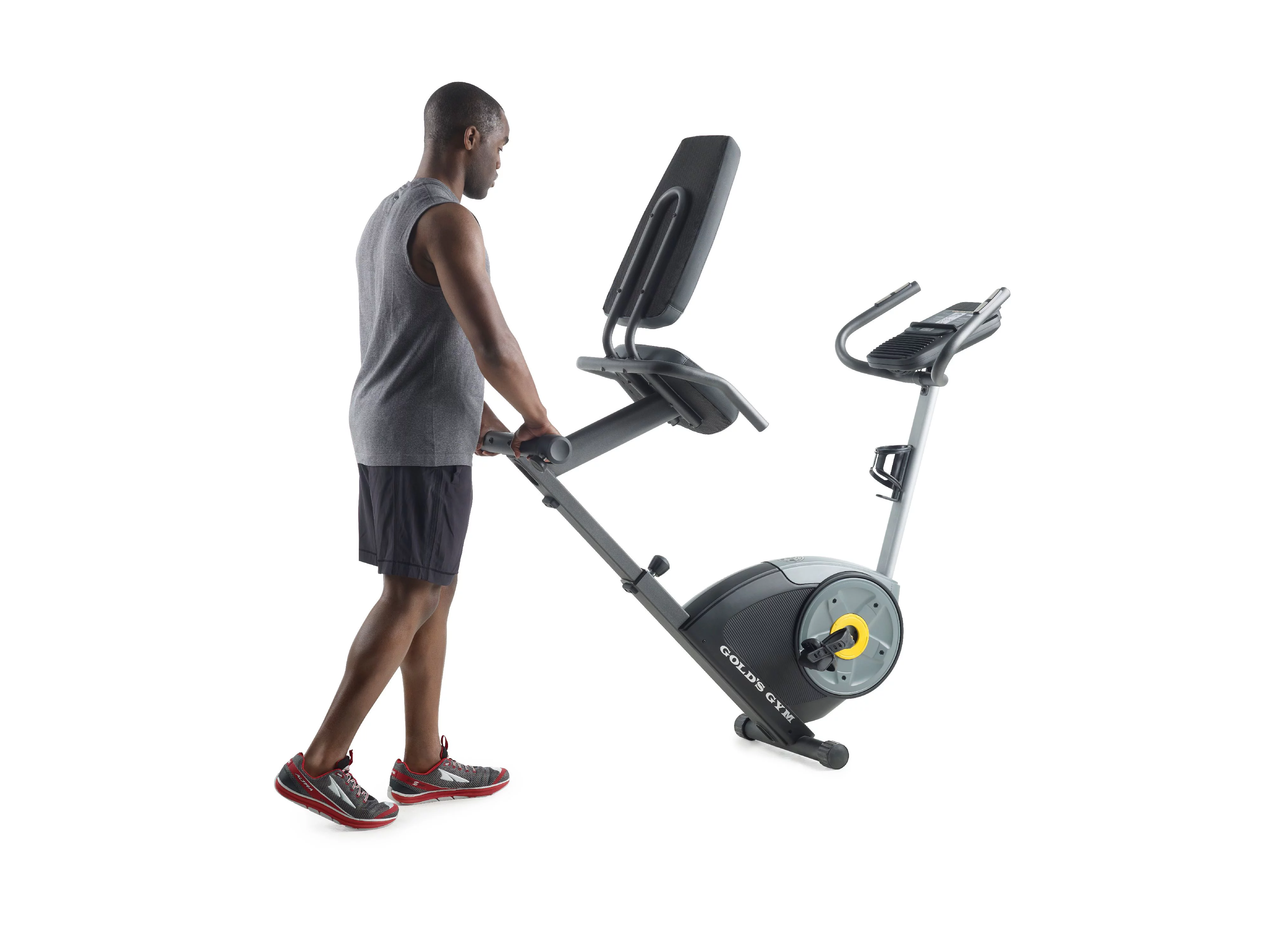 Gold's Gym Cycle Trainer 400 Ri Recumbent Exercise Bike, iFit Compatible