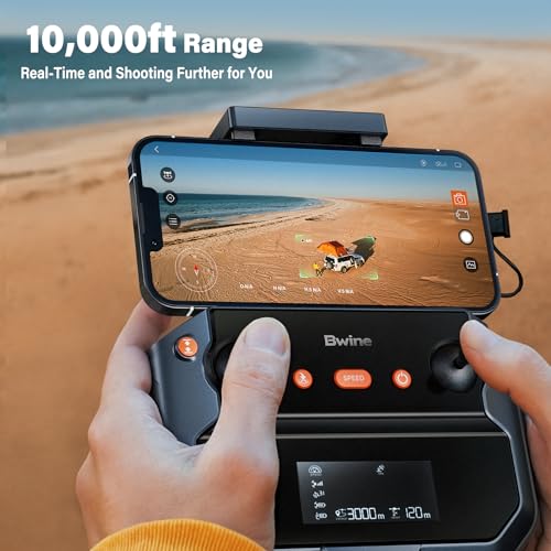 Bwine F7GIM Pro Drone with 6K UHD Camera and 3-Axis Brushless Gimbal, GPS Smart Control for Adults and Beginner, Plus 70Mins Flight Time