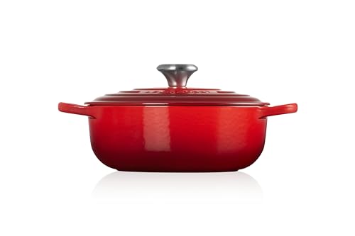 Le Creuset Enameled Cast Iron Signature Sauteuse Oven, 3.5 qt., Cerise