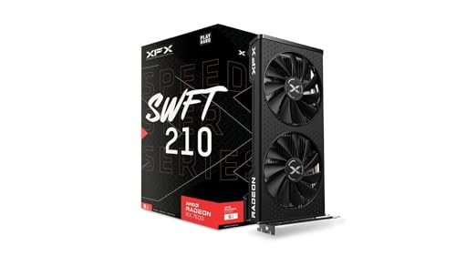 XFX Speedster SWFT210 Radeon RX 7600 Graphics Card with 8GB GDDR6 HDMI 3xDP, AMD RDNA 3 RX-76PSWFTFA