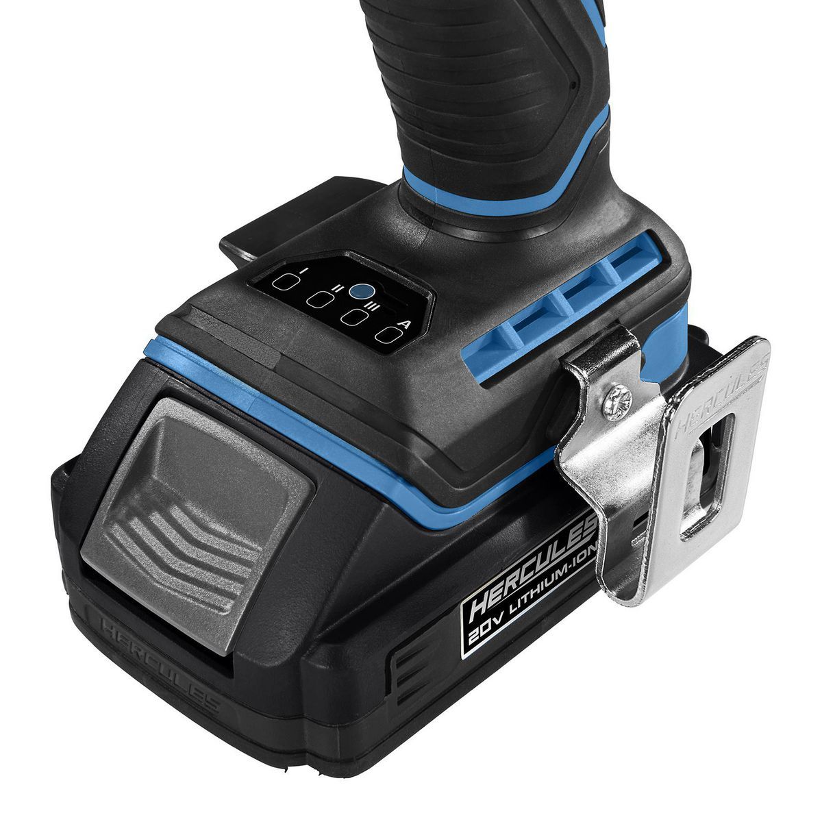 HERCULES 20V Brushless Cordless, 1/4 in. Compact, 3-Speed Impact Driver - Tool Only