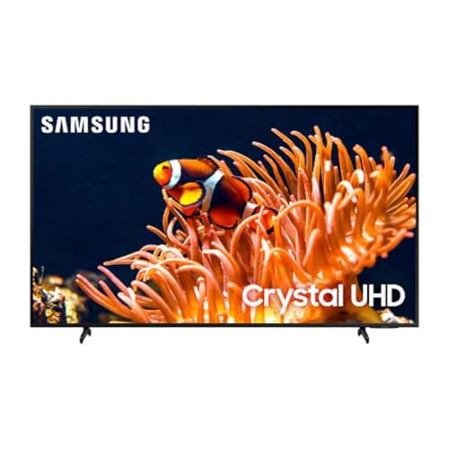 Samsung 43-Inch Class 4K Crystal UHD DU8000 Series HDR Smart TV w/Object Tracking Sound Lite, Motion Xcelerator 120Hz, Ultra Slim Design, Gaming Hub