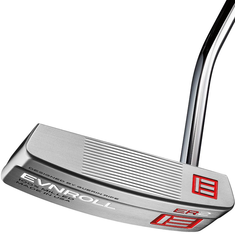 Evnroll ER2 MidBlade White TourTac Putter Golf Club