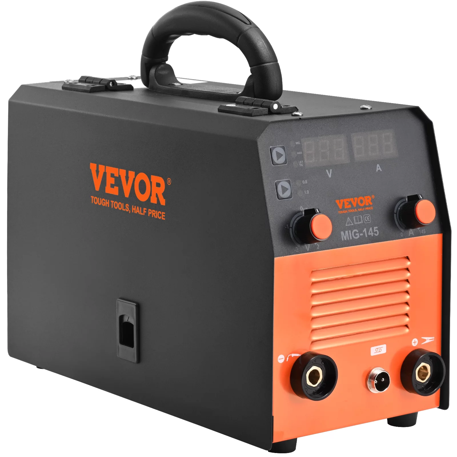 VEVOR 145A MIG Welder, 3 in 1 Combo Gasless MIG/Lift TIG/MMA with Welding Machine