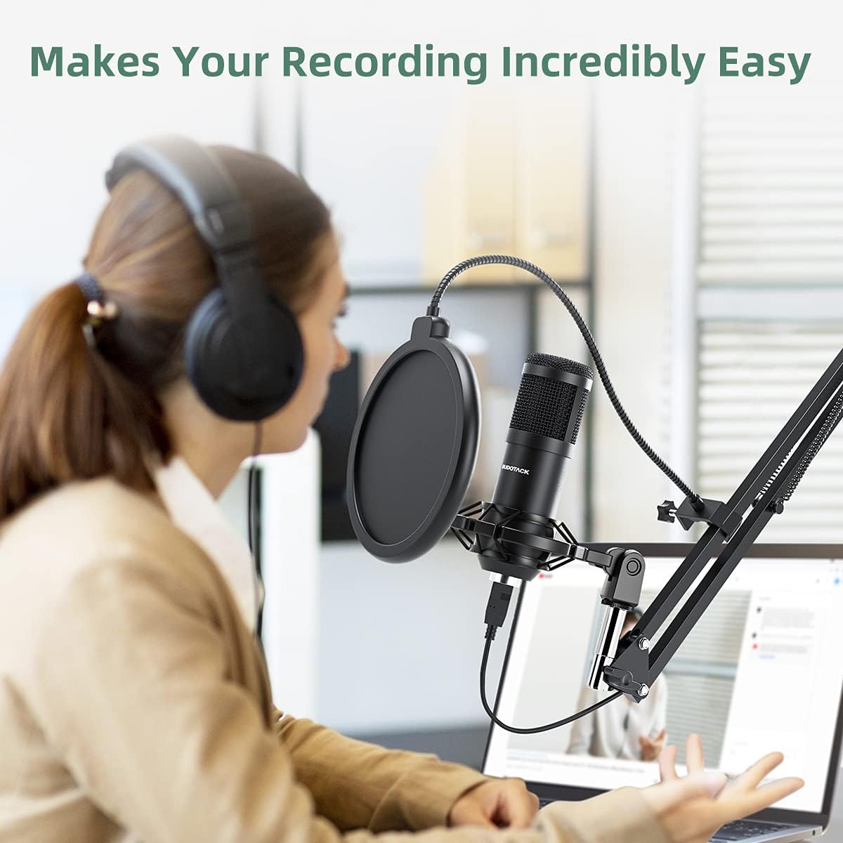 USB Streaming Podcast PC Microphone