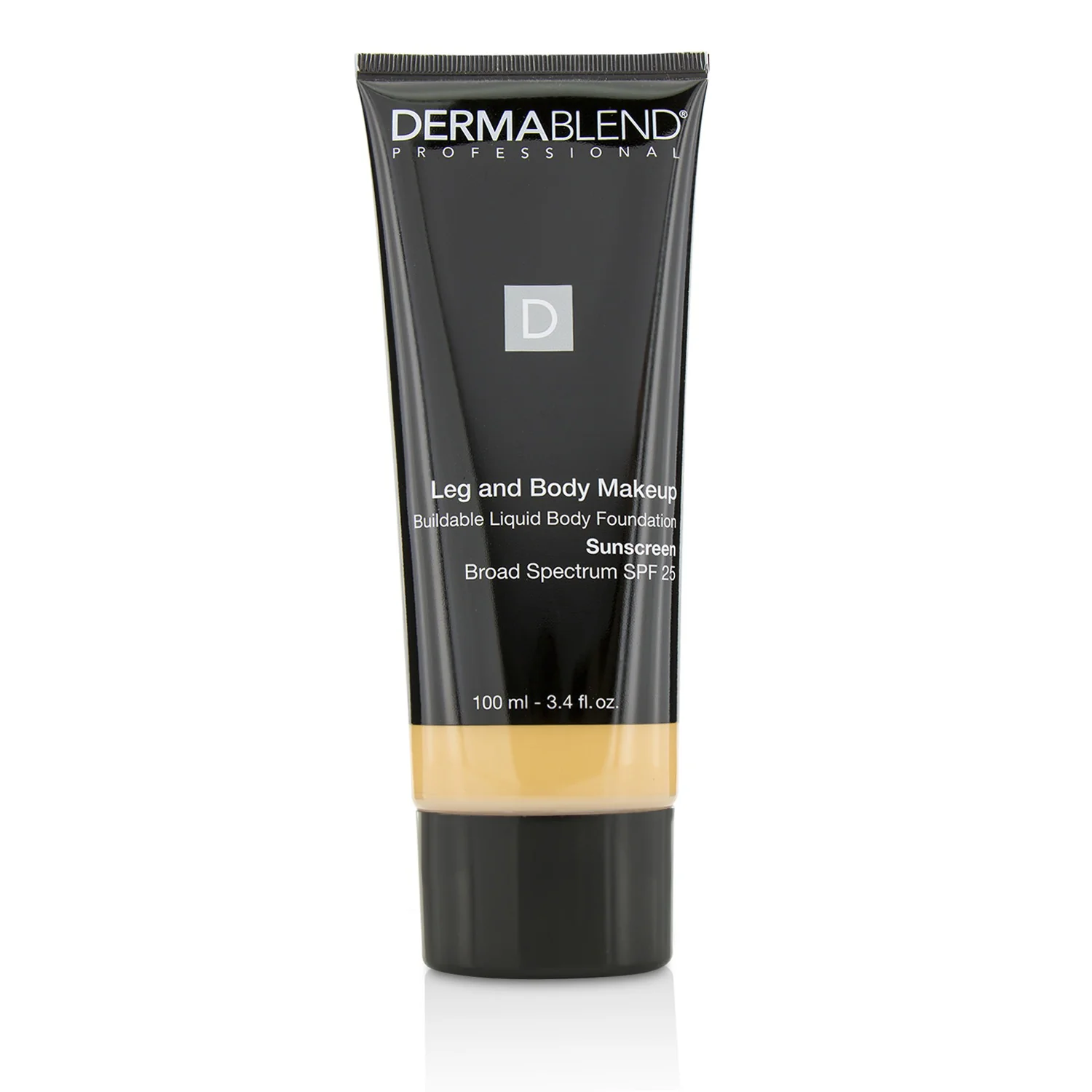 Dermablend Leg and Body Make Up Buildable Liquid Body Foundation Sunscreen Broad Spectrum SPF 25 - #Light Beige 35C 100ml/3.4oz
