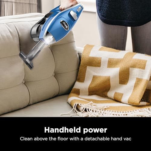 Shark HV322 Rocket Deluxe Pro Corded Stick Vacuum with LED Headlights, XL Dust Cup, Lightweight, Perfect for Pet Hair Pickup