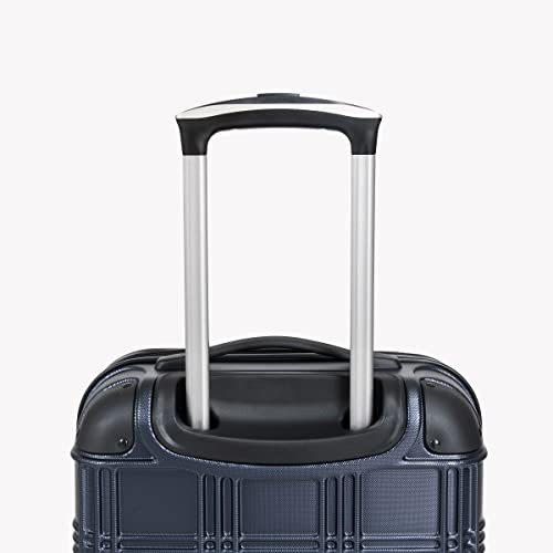 Ben Sherman Nottingham Lightweight Hardside 4-Wheel Spinner Travel Luggage, Charcoal, 28-Inch Checked