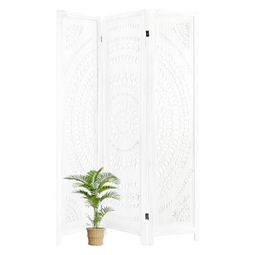 5.6FT Tall Room Divider,Japanese Room Divider 6 Panel Shoji Screen Room Dividers