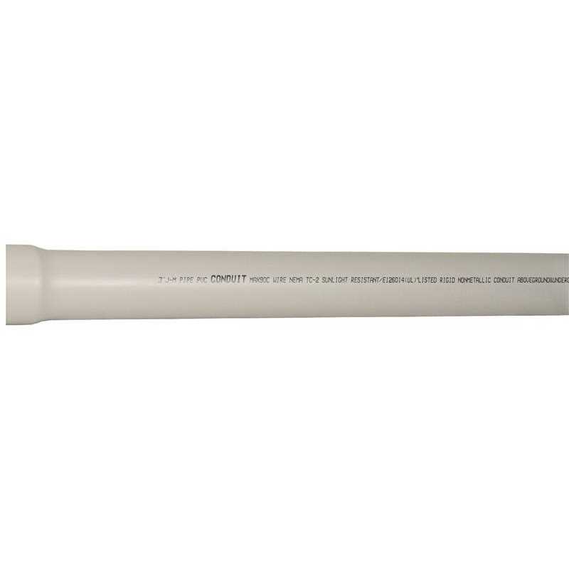 Cantex Conduit Schedule 40 3 in 10 ft PVC A52DA12 - Shop Hardware Tools Online Store