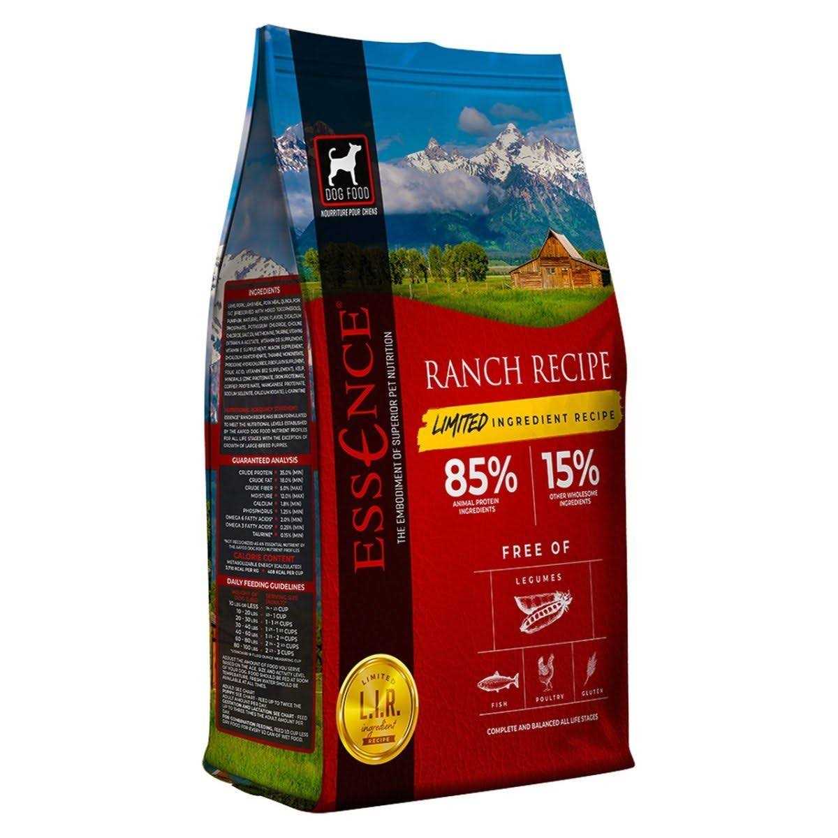 Essence Limited Ingredient Ranch Recipe Dog Dry Food - Pet Supplies online store