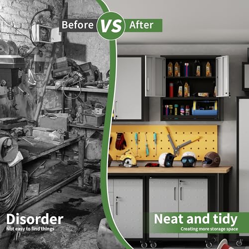 Mobile Tool Storage Cabinet with Wheels,Heavy Duty Rolling Tool Cabinets for Garage,Metal Storage Cabinets with 4 Drawer and 1 Locking Doors