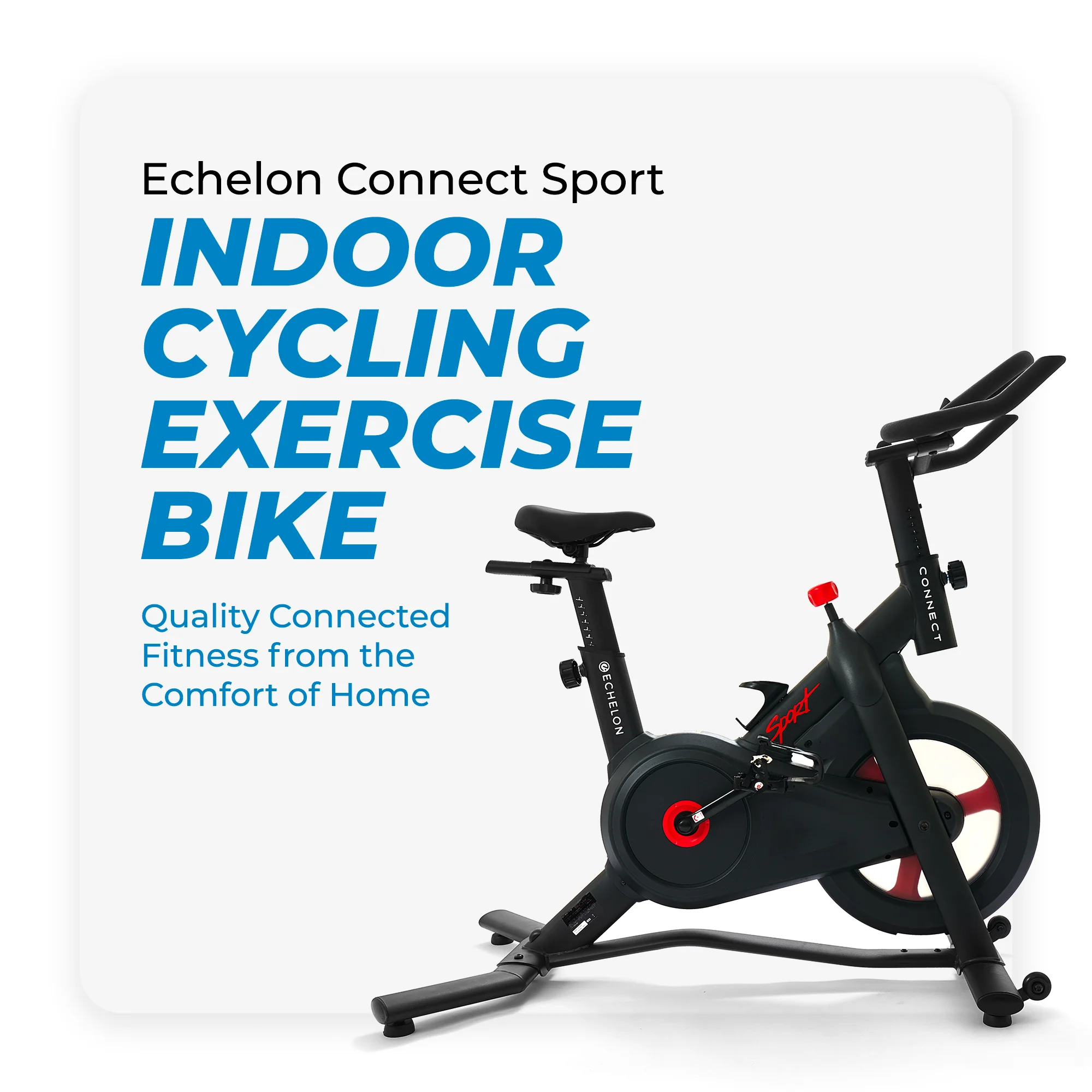 Echelon Connect Sport Indoor Cycling Exercise Bike + 30-Day Free Membership Trial