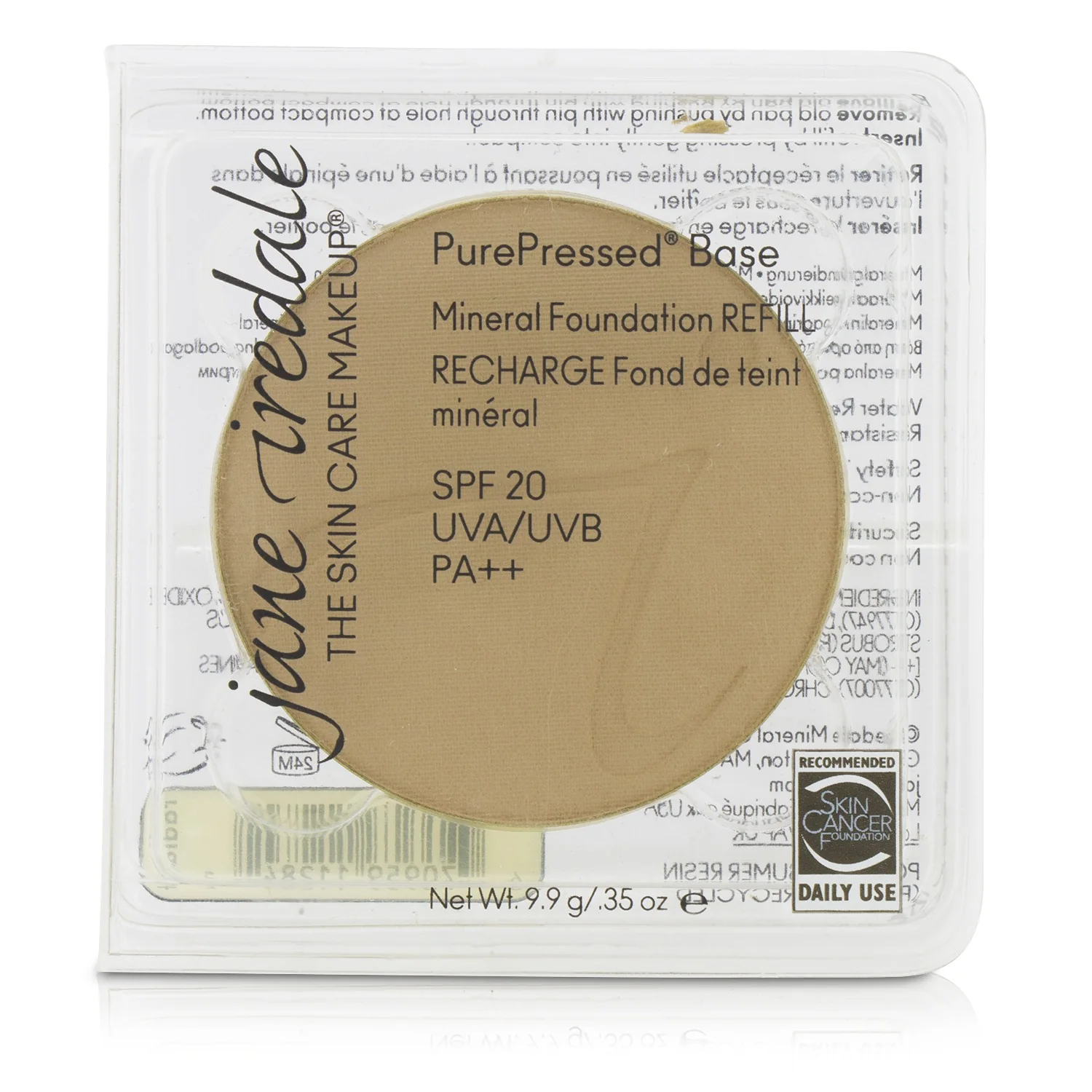 Jane Iredale PurePressed Base Mineral Foundation Refill SPF 20 - Bisque  9.9g/0.35oz