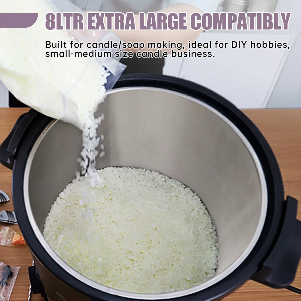 TOAUTO WMF-8L Large Wax Melter for Candle Making