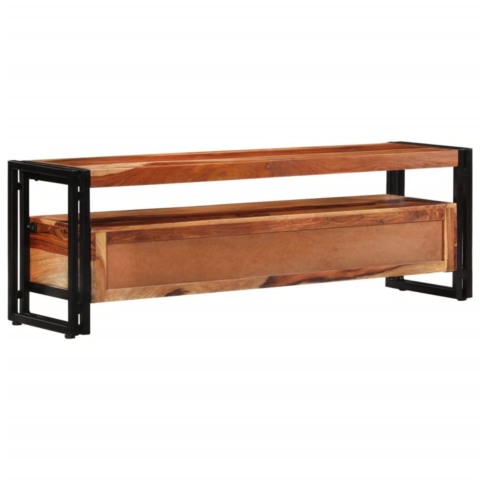 Carevas TV Cabinet 47.2"x11.8"x15.7" Solid Sheesham Wood