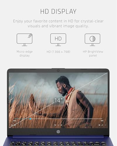 HP 14 Ultrabook • Limited Edition with Microsoft 365 • Intel 4-Core CPU • 16GB RAM • 1.6TB Storage (128GB OnBoard withHP 512GB P500 Portable SSD +