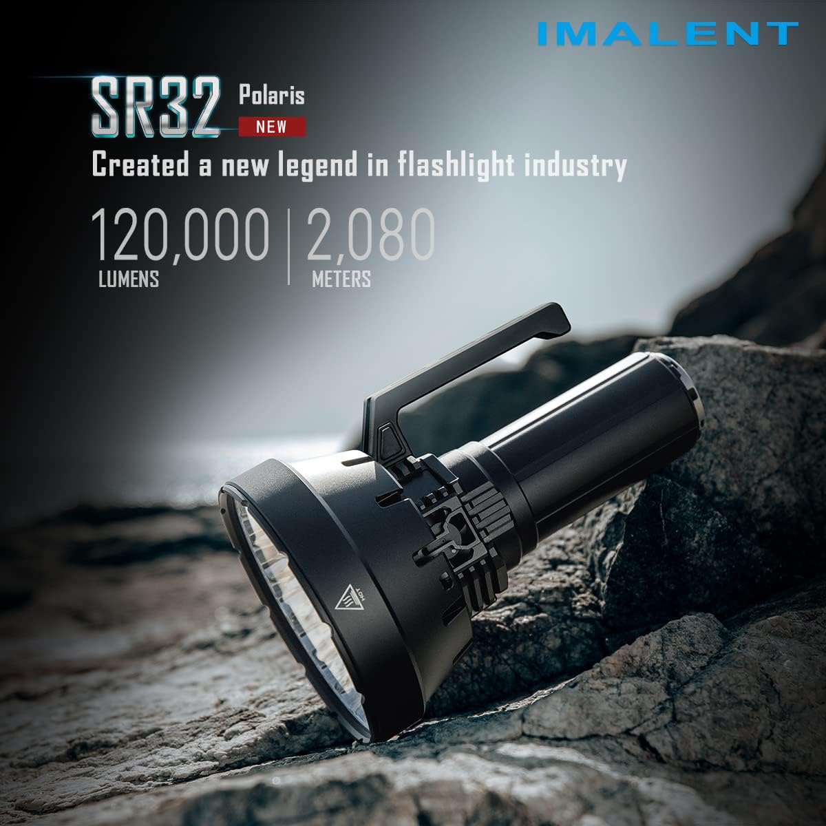 IMALENT SR32 Brightest Flashlight 120,000 Lumens, Cree XHP 50.3 HI LEDs