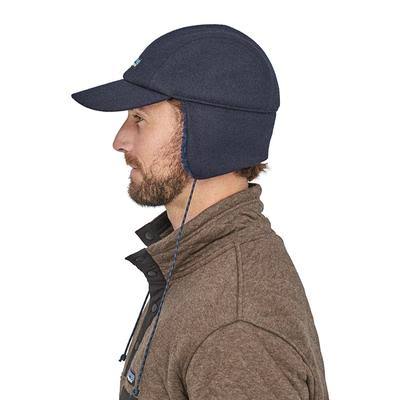 Patagonia Recycled Wool Ear Flap Cap - Classic Navy