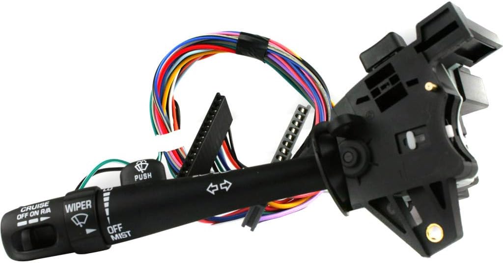 For Buick Century Turn Signal Switch 1997-2005 | Standard Dimmer | 3 Male Connector | Female Terminal | Cruise Control | Wiper & Windshield |