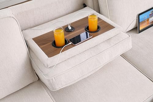 L-Shaped Pull Out Sleep Sofabed,Modern Reversible Sleeper Sectional Sofa Chenille Upholstered Button Tufted Decor with Storage Chaise