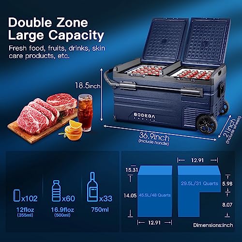 BODEGACOOLER 12 Volt Car Refrigerator TWW Series