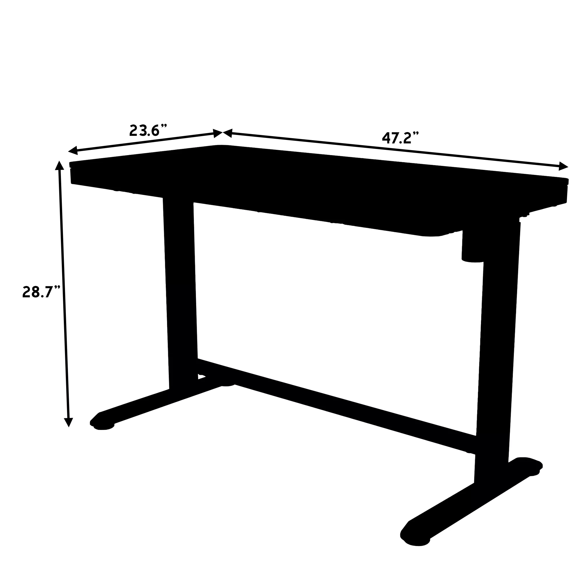 Koble Juno 48" Electric Height-Adjustable Desk with White Frame and Light Wood Foil Top