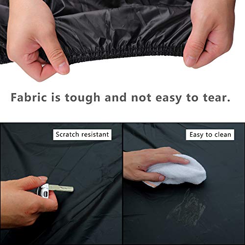 MORNYRAY Waterproof Car Cover All Weather Snowproof UV Protection Windproof Outdoor Full car Cover