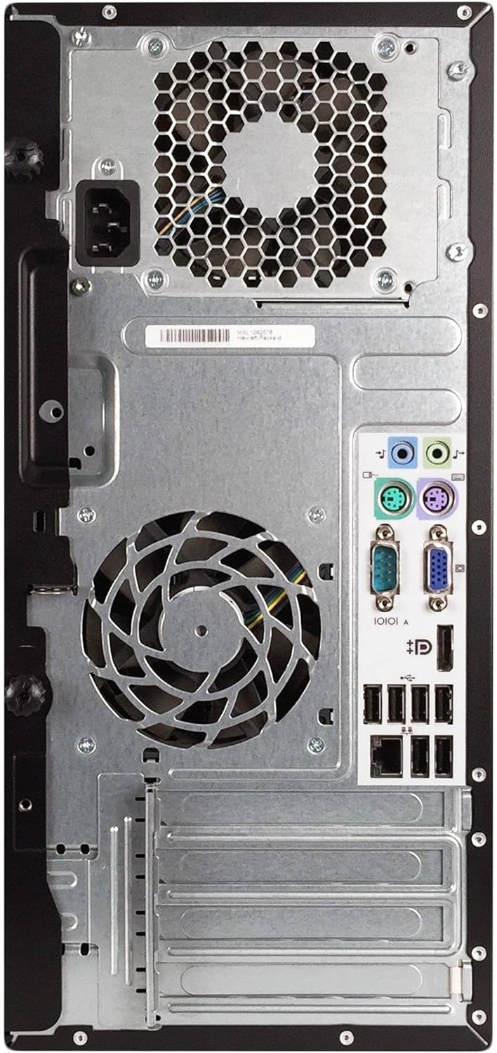 HP Compaq Elite 6300 Tower Business Desktop Computer, Intel Quad-Core i5-3470 up to 3.60GHz, 8GB RAM, 256GB SSD + 500GB HDD, DVD, WiFi, USB 3.0
