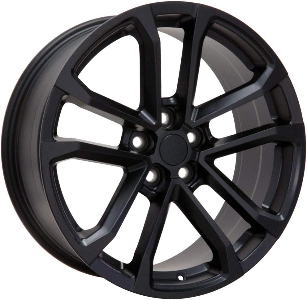 Partsynergy Replacement For 20 Rim fits 2010-2018 Chevrolet Camaro ZL1 Satin Black 20x8.5 Wheel