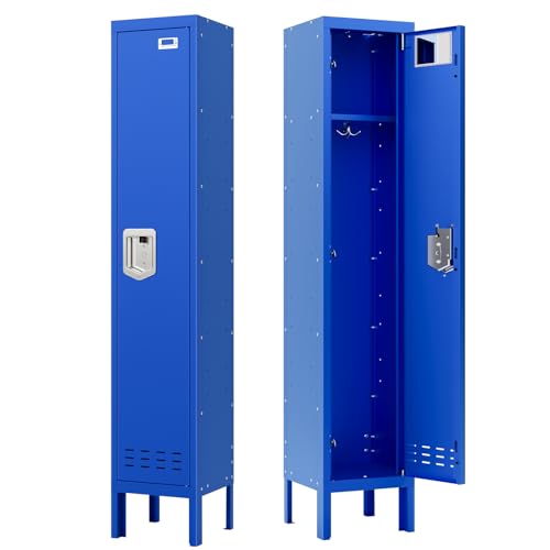 Metal Locker with 5 Doors,Lockers for Employees,66'' Steel Storage Locker for School,Gym, Office, Office,Garage