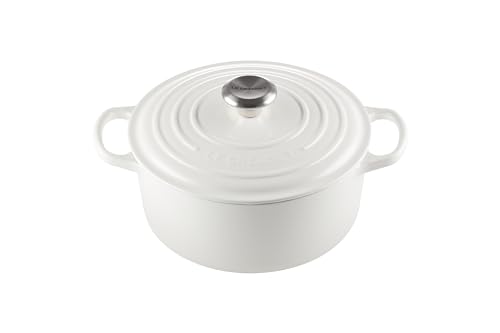 Le Creuset Enameled Cast Iron Signature Round Dutch Oven, 5.5 qt., Cerise