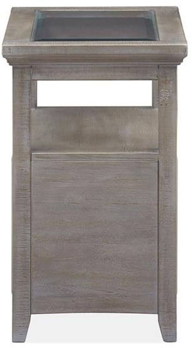 Magnussen Paxton Place Chairside End Table in Dovetail Grey