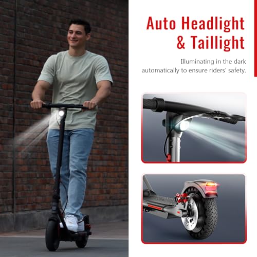Electric Scooter Adults,8.5"/10"/12" Tires,Peak 500W Motor,Top Speed 19/20/25Mph,19/20/25 Miles Long Range