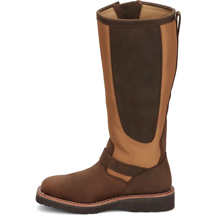 Chippewa Women’s Cottonwood 15″ Snake Hunt Boot -Brown- SN6914