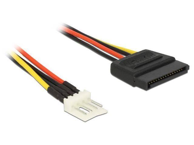 DeLOCK Cable Power SATA 15Pin Male to Floppy 4