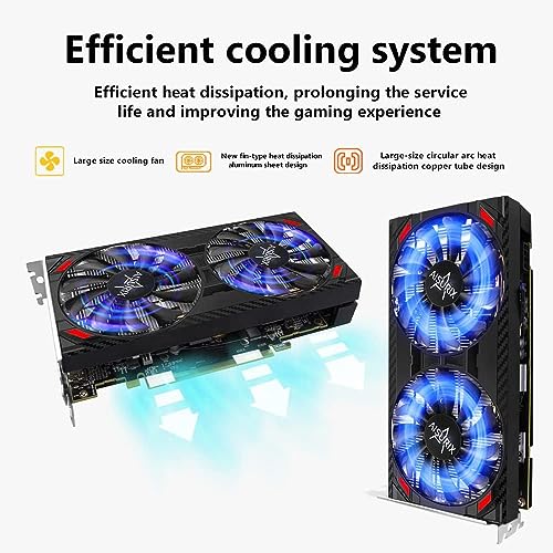 RX 5500 XT 8gb GDDR6 Graphics Card,128 Bit, 2XDP, HDMI, PCI Express 4.0X8, 8pin with Fan Intelligent System