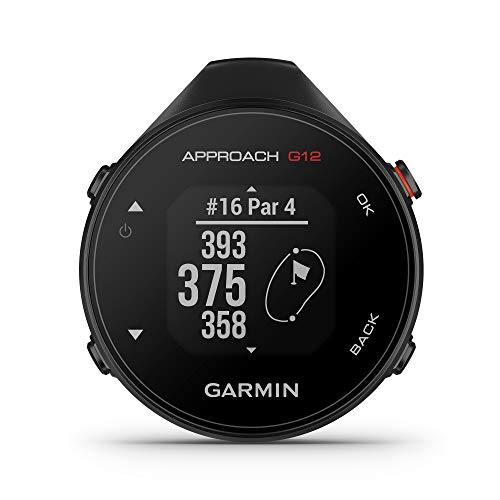 Garmin Approach G12, Clip-on Golf GPS Rangefinder, 42k+ Preloaded Courses, 010-02555-00 - Radiant Selections