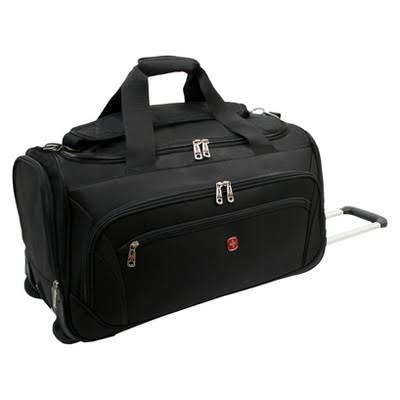 SwissGear Zurich 22x22 Wheeled Duffle, Black