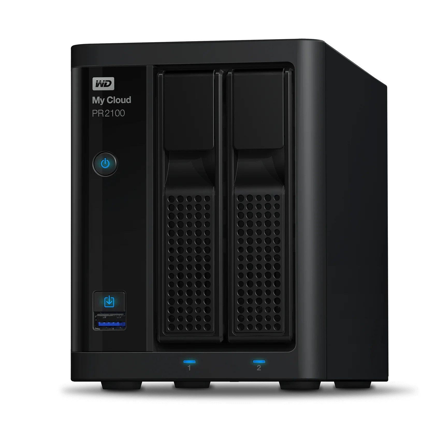 WD 20TB My Cloud Pro Series PR2100, 2-Bay Network Attached Storage - WDBBCL0200JBK-NESN