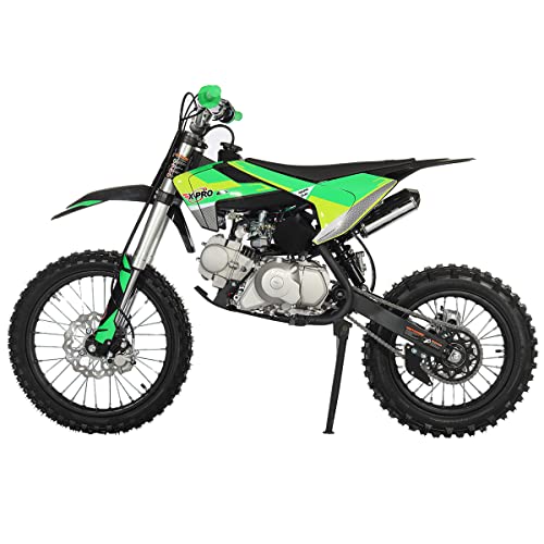 X-PRO X17 125cc Automatic Transmission Dirt Bike with Electric Start, Big 17"/14" Tires!