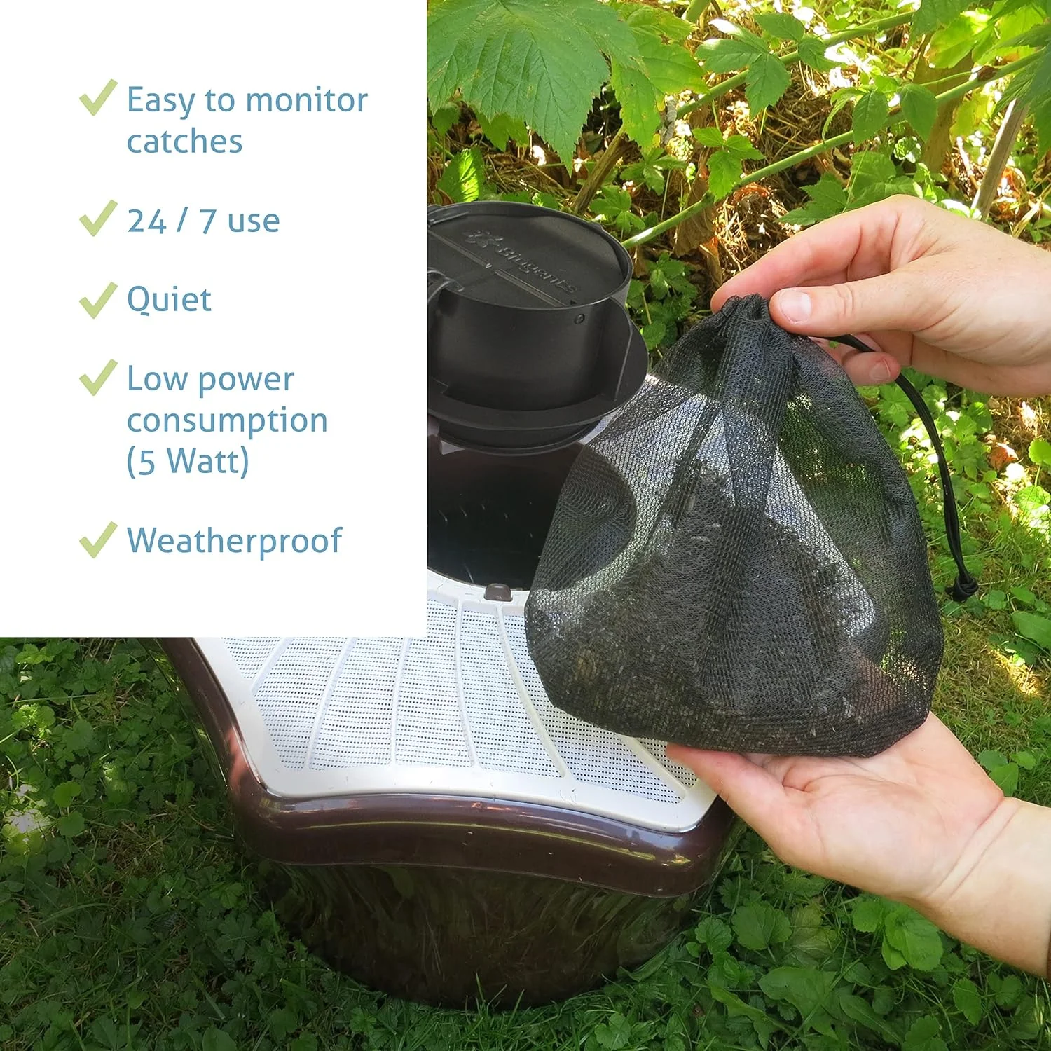 Biogents BG-Mosquitaire Outdoor Mosquito Catcher + Attractant, Against Asian Tiger & Dengue Type