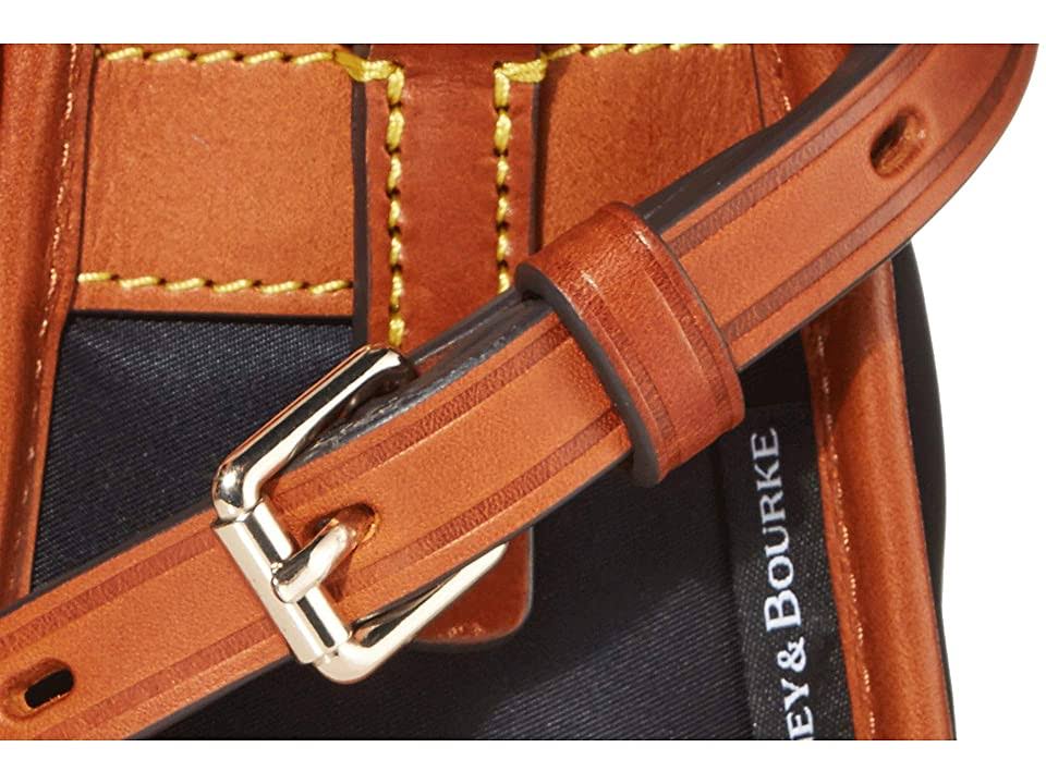 Dooney u0026 Bourke Wayfarer Camden Nylon Zip Crossbody - Black/Gold