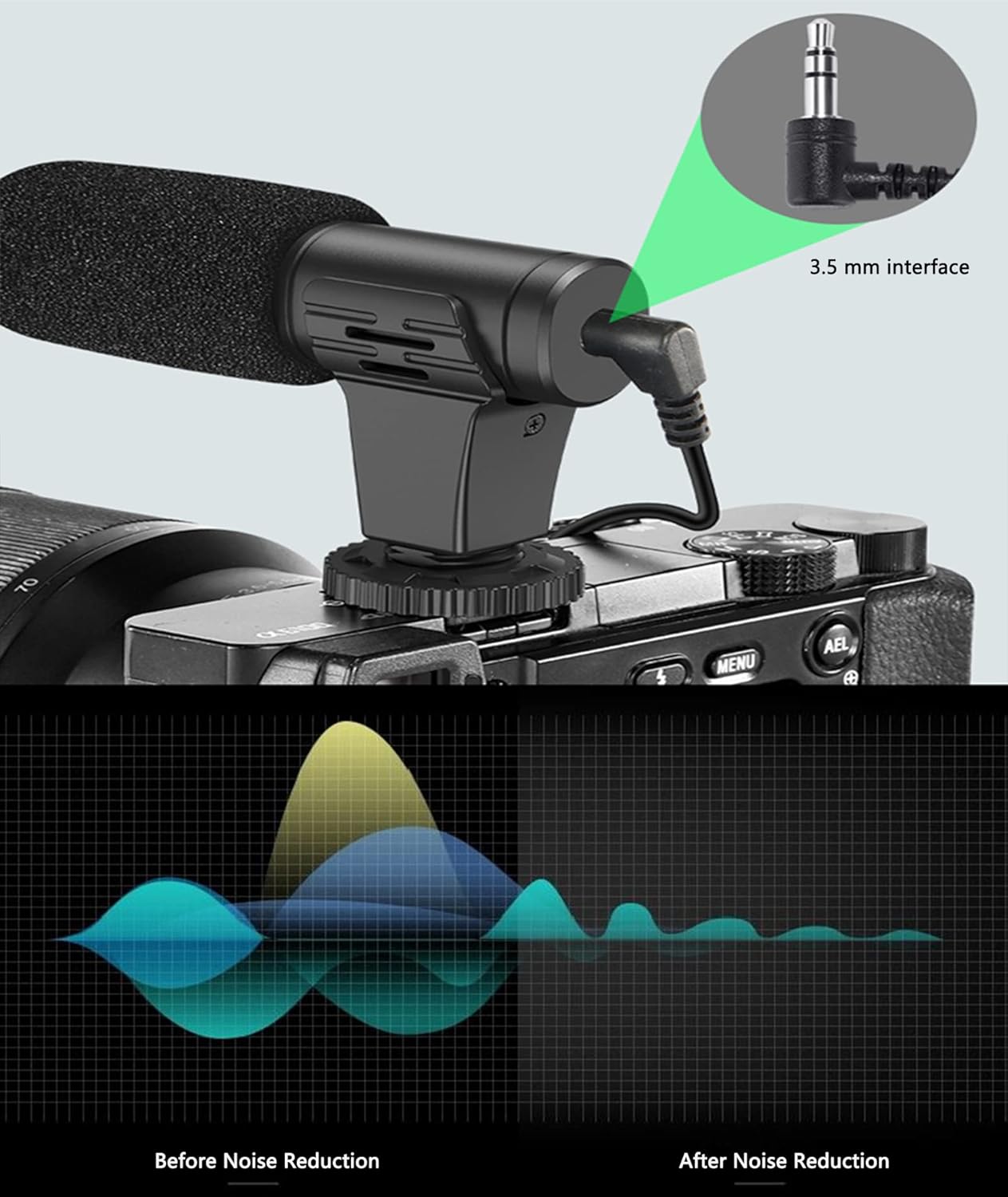 ZLPOWER Vlogging Camera Kit Phone Video Accessories Adjustable Stand Holder Compatible with a Variety of Mobile Phone Models for Live Stream